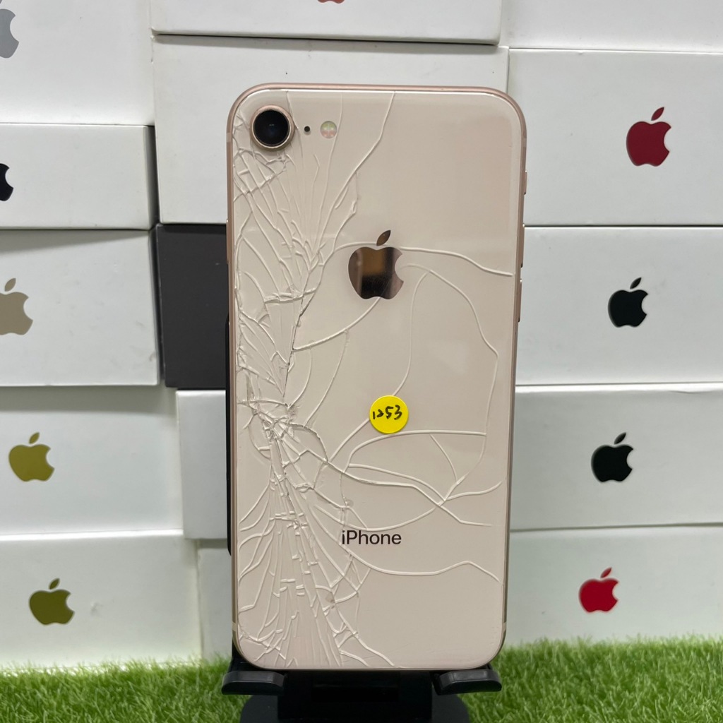 【瑕疵詳內文】Apple iPhone 8 256G 4.7吋 金色 蘋果 新北 新埔 捷運 買手機 可面交 1253