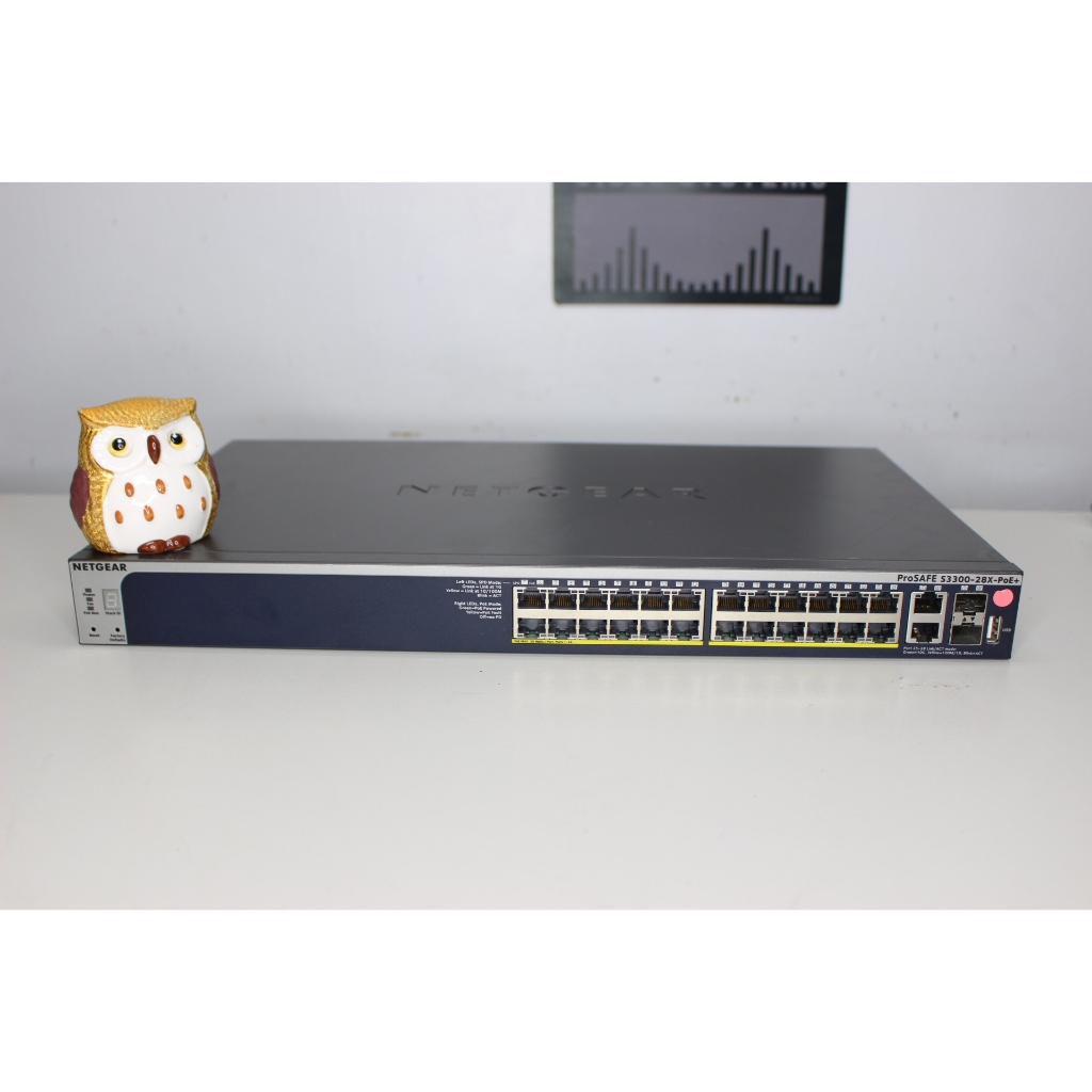 NetGear ProSafe S3300-28X-PoE+ 24-Port Gigabit