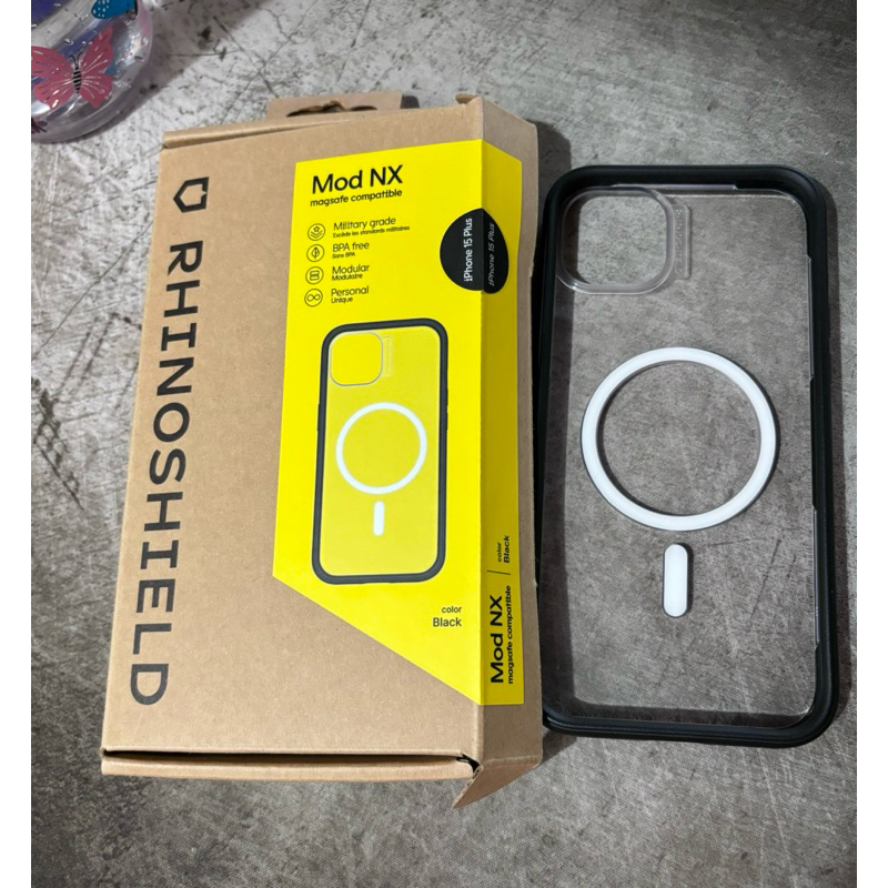 （二手）犀牛盾 MOD NX 邊框背蓋兩用殼 適用 iPhone 15 Plus手機殼 磁吸殼 保護殼MagSafe相容