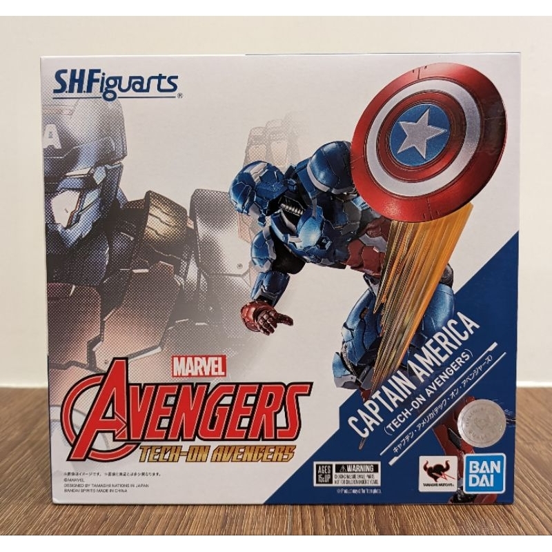 萬代 Bandai 漫威 Marvel 美國隊長 Captain America SHF 模型 公仔 AVENGERS
