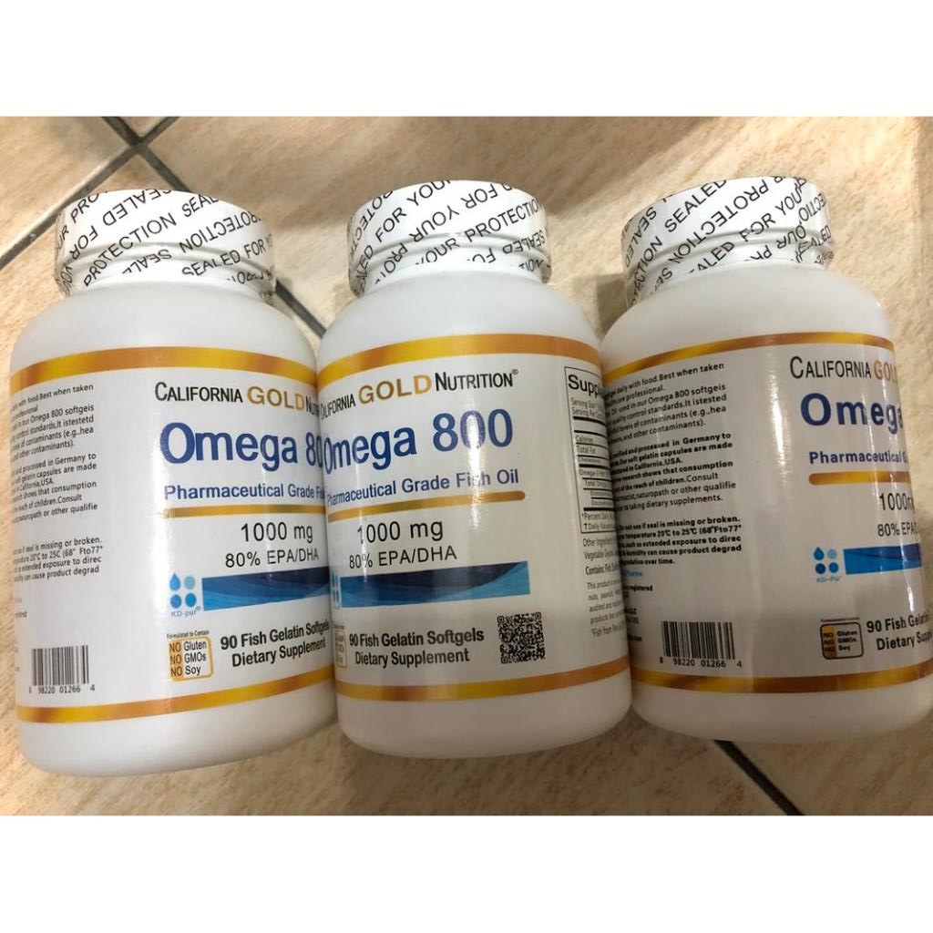 CGN Omega 800魚油含80%EPA/DHA甘油三酸酯1000mg 90粒