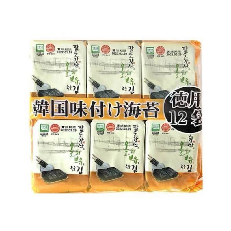 （平價購）韓國  ORIONJAKO  麻油風味 海苔