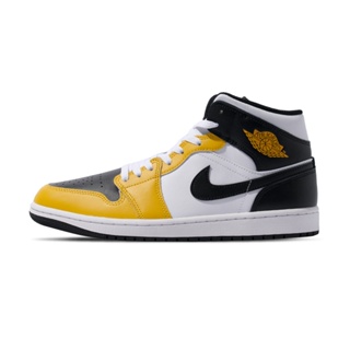 Nike Air Jordan 1 Mid Yellow Ochre 黑黃 喬丹 AJ1 休閒鞋 DQ8426-701