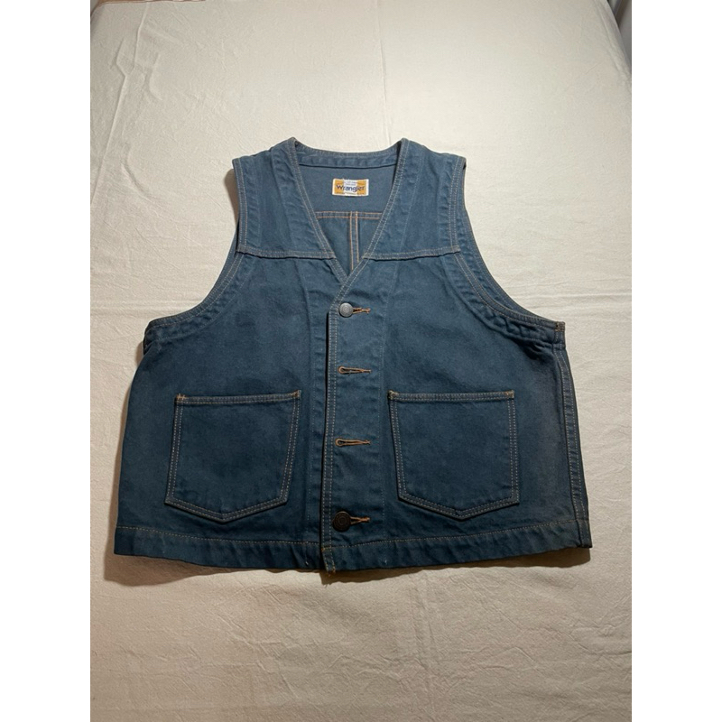 Wrangler denim vest/牛仔背心