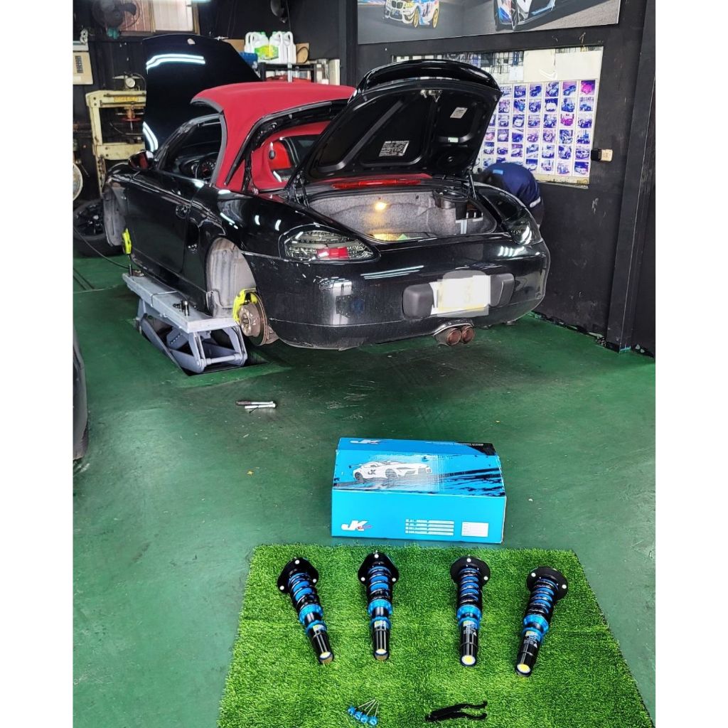 JK RACING 避震器 PORSCHE 986 BOXSTER  專用  S2 等級 客製化避震器  - 車宮車業