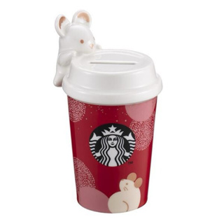 ［二手物品］星巴克 Starbucks 2020新年限定錢鼠撲滿 近新