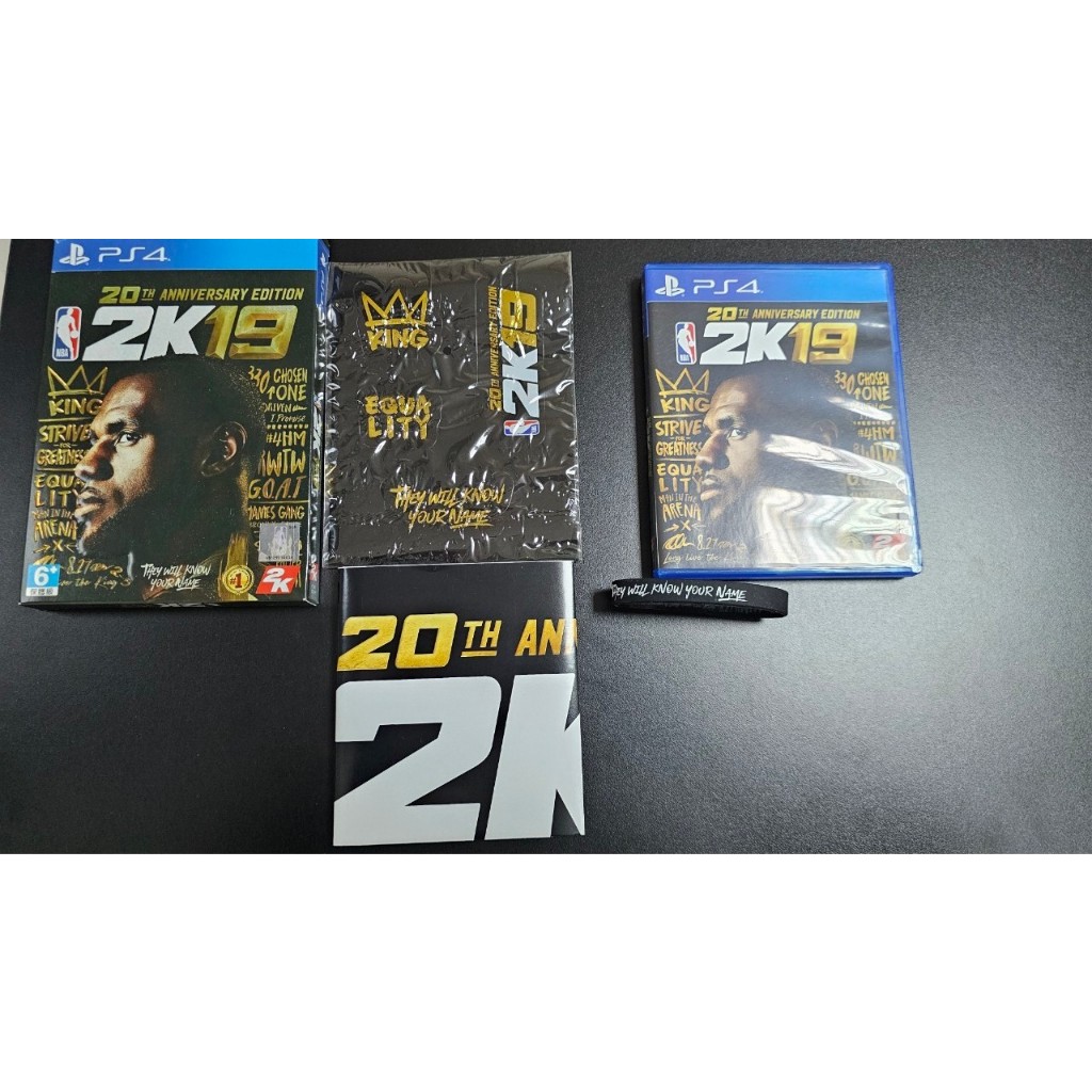 SONY PS4 二手遊戲片 NBA 2K19 LeBro James LBJ 詹皇 20周年紀念 中文版
