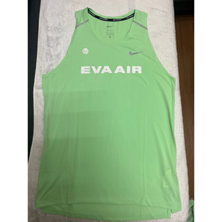 Eva air 長榮馬拉松 Nike男款 背心綠色 2023