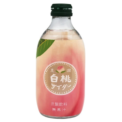 TOMOMASU 豐潤白桃風味蘇打 300ml《日藥本舖》