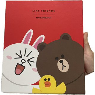 義大利MOLESKINE x LINE FRIENDS 橫線筆記本禮盒