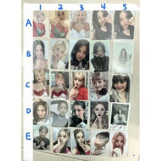 (G)I-DLE 小卡 專卡 特典卡 小娟 薇娟 Miyeon Minnie 雨琦 Yuqi 舒華