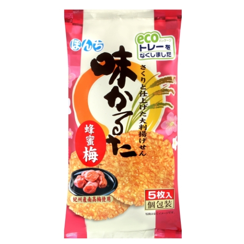 日本 BonChi 蜂蜜梅味米果 100g 蜂蜜 梅子 米果 箱購 12包 鹹鹹甜甜
