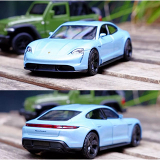 🈶現貨✅1:36 保時捷TAYCAN 電動車模型 合金雙開汽車模型 PORSCHE