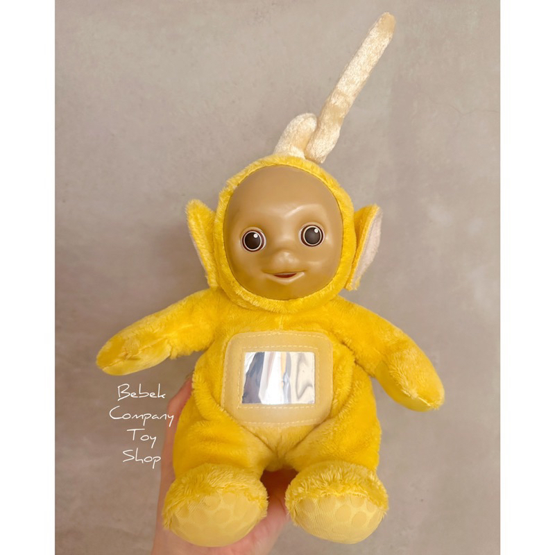 美國二手 正版 2007年 英國BBC teletubbies 天線寶寶 玩偶 二手玩具 黃色 拉拉 Tomy 古董玩具