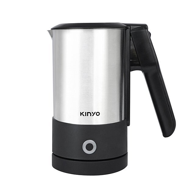 【KINYO】0.6L雙電壓旅行快煮壼(AS-HP90)｜分離式底座 摺疊把手 電茶壺 煮水壺