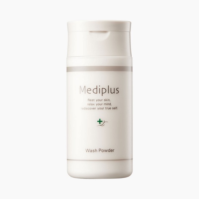 Mediplus 洗麵粉 60g (2個月用量) | 去黑頭、皮膚乾燥、預防痤瘡的酵素洗面乳|【日本直郵】全新