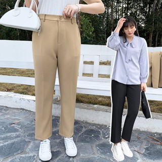 CCGIRL中大尺碼 經典正式感前壓線長褲(後鬆緊) - 共2色 - 適L～5L《91027》大尺碼女裝 中大尺碼長褲