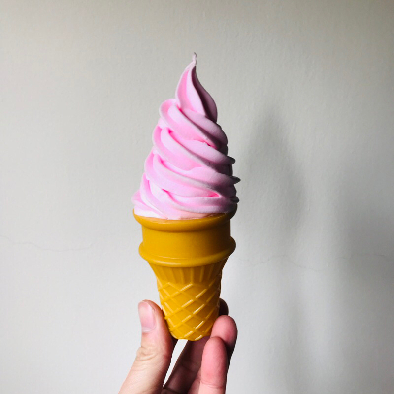 仿真蛋捲冰淇淋聖代 霜淇淋道具 食物模型玩具