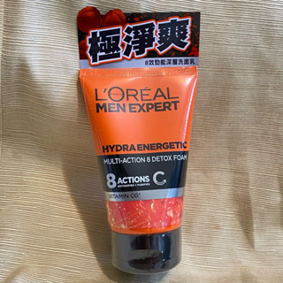 L’Oréal 巴黎萊雅 男仕 新 8效勁能深層洗面乳 100ml 洗面乳