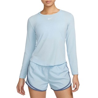 *過季出清*(女)【Nike】Dri-FIT One Luxe 長袖上衣-剩L號-淺藍 DD0621442