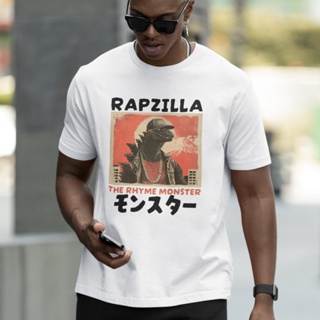 RAPZILLA 中性短袖T恤 7色 怪獸哥吉拉服飾日本親子裝godzilla金剛禮物現貨寬鬆潮T嘻哈RAP日文