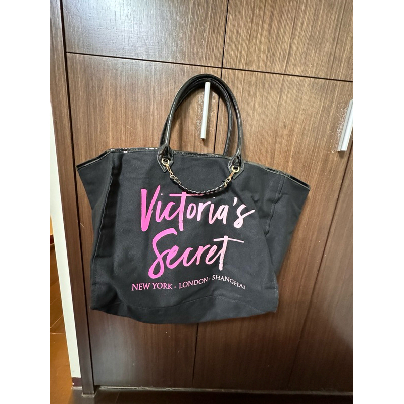 Victoria ‘s secret 維多利亞大型帆布單肩托特包