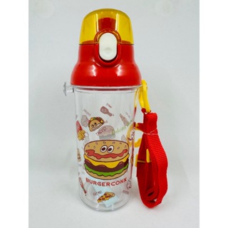 【Dora美日代購】現貨 2024 日本製 SKATER 漢堡 480ml 直飲 兒童 透明 水壺 PSB5TR