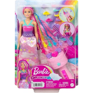 【現貨】盒損MATTEL Barbie 芭比娃娃 芭比 夢托邦轉轉髮型遊戲組