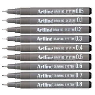 Artline 耐水性代針筆0.1黑色EK-231N