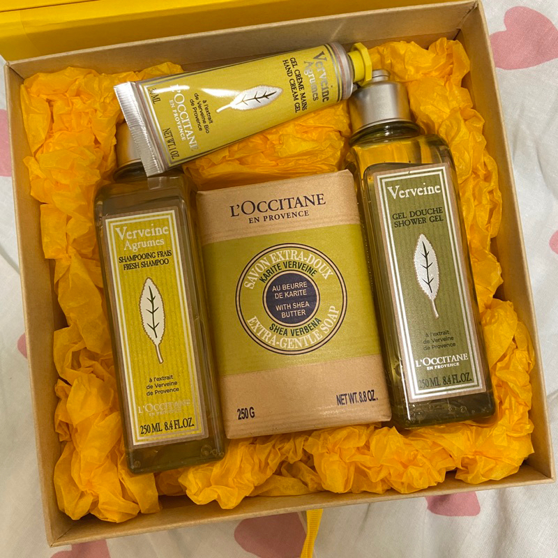 歐舒丹 L'OCCITANE 馬鞭草系列禮盒 護手霜 沐浴乳 洗髮精 沐浴皂 母親節禮物 母親節送禮 母親節