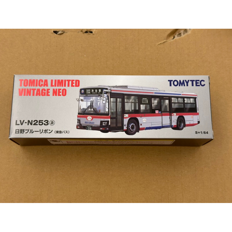 TOMYTEC TOMICA NEO 1/64 LV-N253a 日野 HINO 藍絲帶 東急巴士 全新未拆 日本帶回