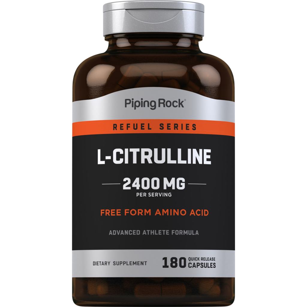 小叔代購-現貨！L-瓜氨酸 2400 mg 180顆 Piping Rock L-Citrulline 高劑量