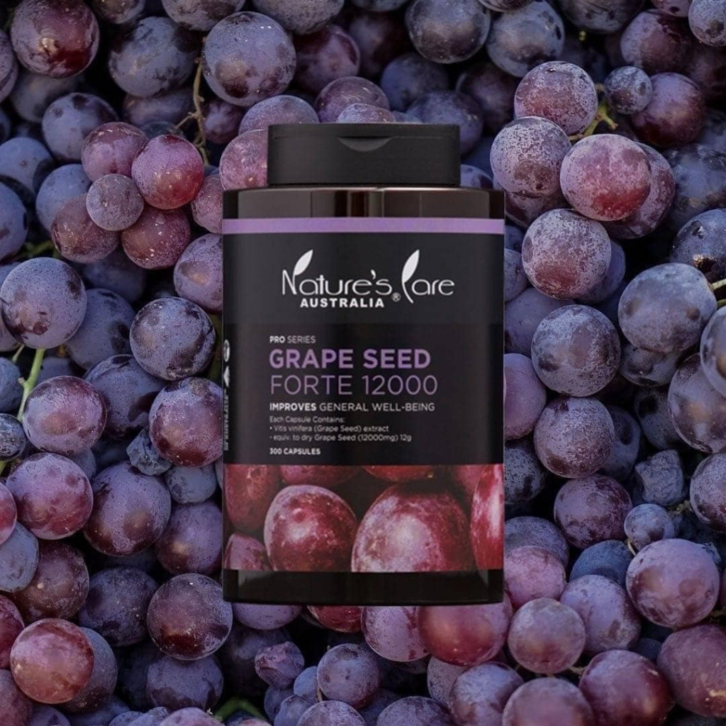 ♚KK SHOP♚Nature’s Care Pro 黑金系列 Grape Seed Forte 12000mg 葡萄籽