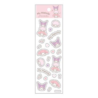 三麗鷗 可愛小貼紙-美樂蒂&酷洛米 墊腳石購物網