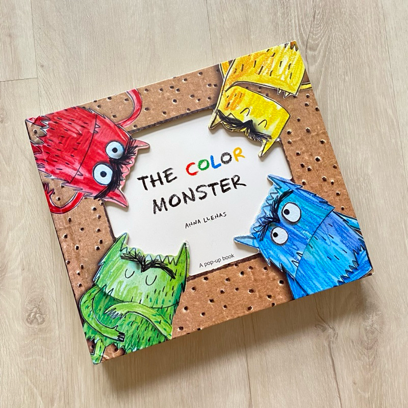 The color monster  A pop-up book 英文版顏色妖怪精裝立體書 認識情緒