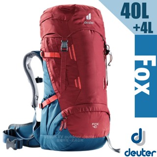 【德國 Deuter】送》健行登山背包 40+4L Fox/拔熱透氣背包 自助旅行背包_3611221