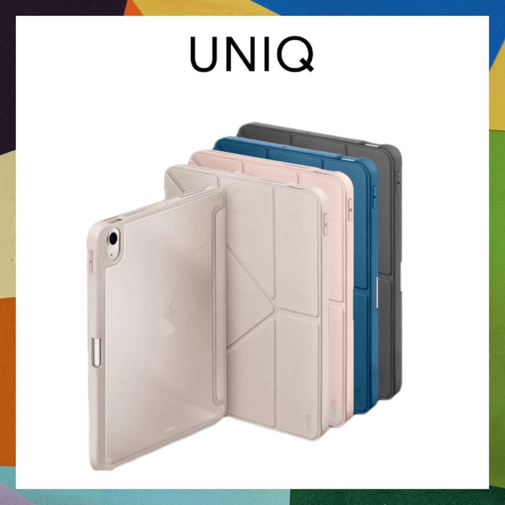 UNIQ 新加坡 Moven 磁吸帶筆槽透明平板保護套 iPad Air 4/5代 10.9吋 (2022/2020)