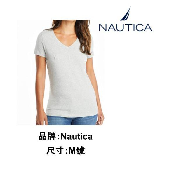【美國正品】現貨 快速出貨 Nautica 女上衣 T恤 短袖T恤 短袖上衣 短袖 M號