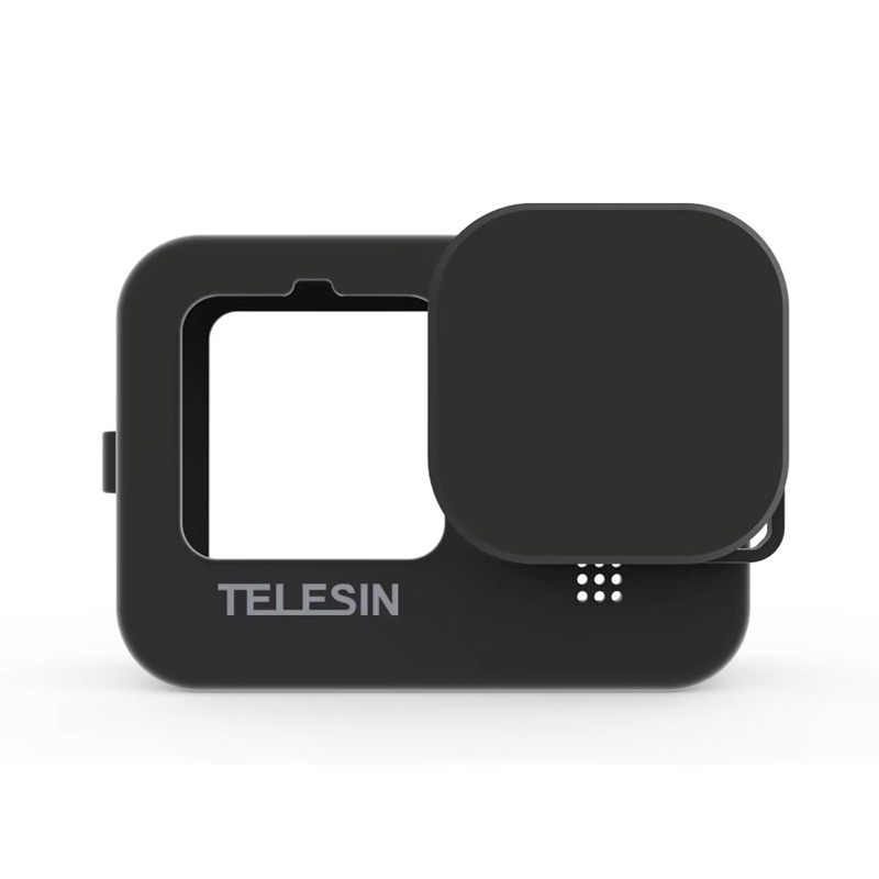 🔥現貨秒發🔥 Telesin GoPro 9 / 10 / 11 / 12 機身 gopro矽膠套 鏡頭蓋 附 掛繩