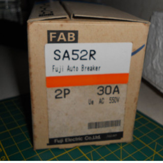全新 日本 FUJI 無熔絲開關 SA52R 2P 10A 30A 斷路器 25KA (H1)