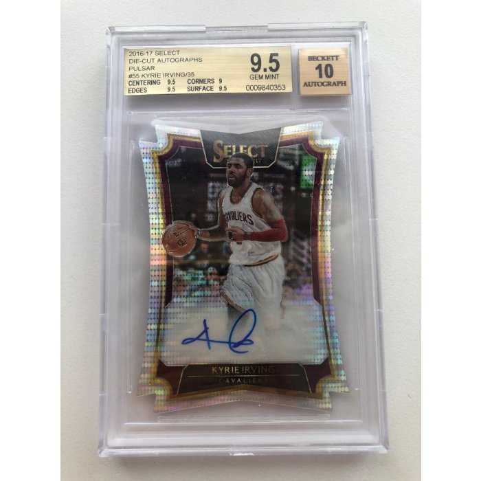 Kyrie Irving 2016-17 Select DIE-CUT #55 BGS9.5 限量35張簽名球員卡 厄文