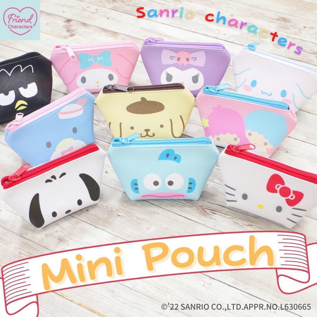 現貨⭐️ 日本正品 三麗鷗零錢包 迷你錢包 拉鍊包 收納包 布丁狗 庫洛米 大耳狗 美樂蒂 帕恰狗【DJ-Y0072】