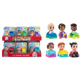 🔥成品潮玩🔥Jazwares Cocomelon-可可瓜人偶小車車 全套6入