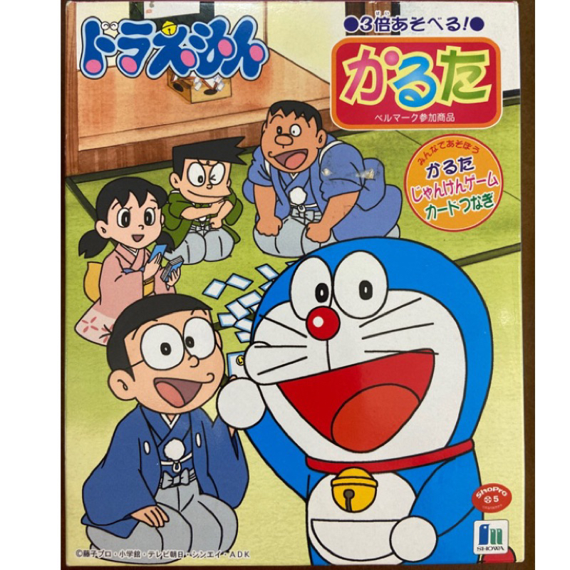 【 日文50音字卡 】昭和 絕版商品 小叮噹 哆啦A夢 ドラえもん 日文字卡 50音 遊戲卡片 桌遊 日文單字卡