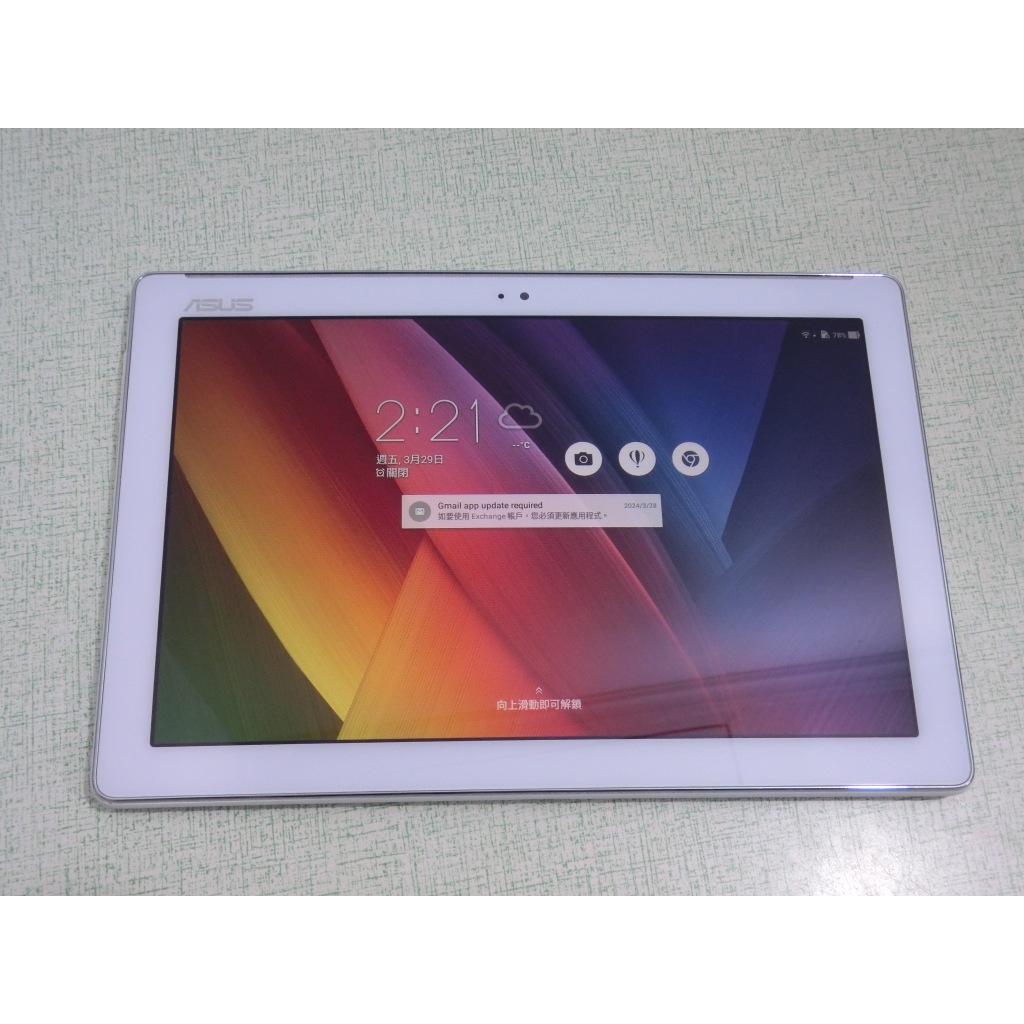 ASUS ZenPad 10 Z300CL P01T 4G+WIFI 功能正常 請看說明