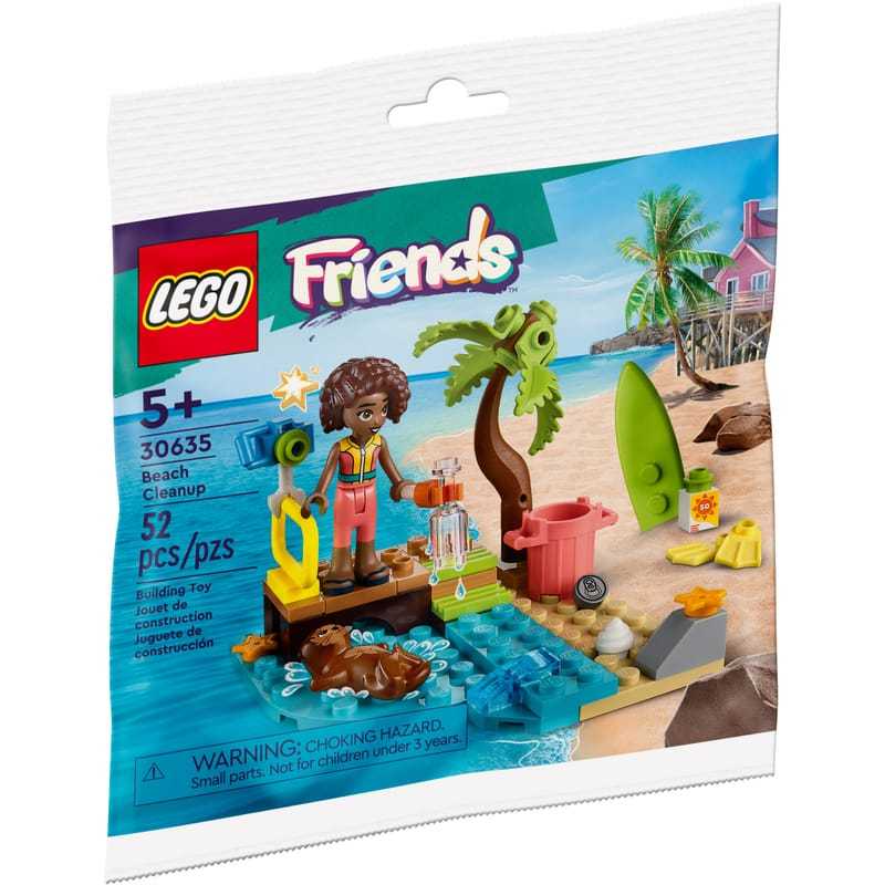 【台中翔智積木】LEGO 樂高 好朋友系列 30635 海灘清理 polybag