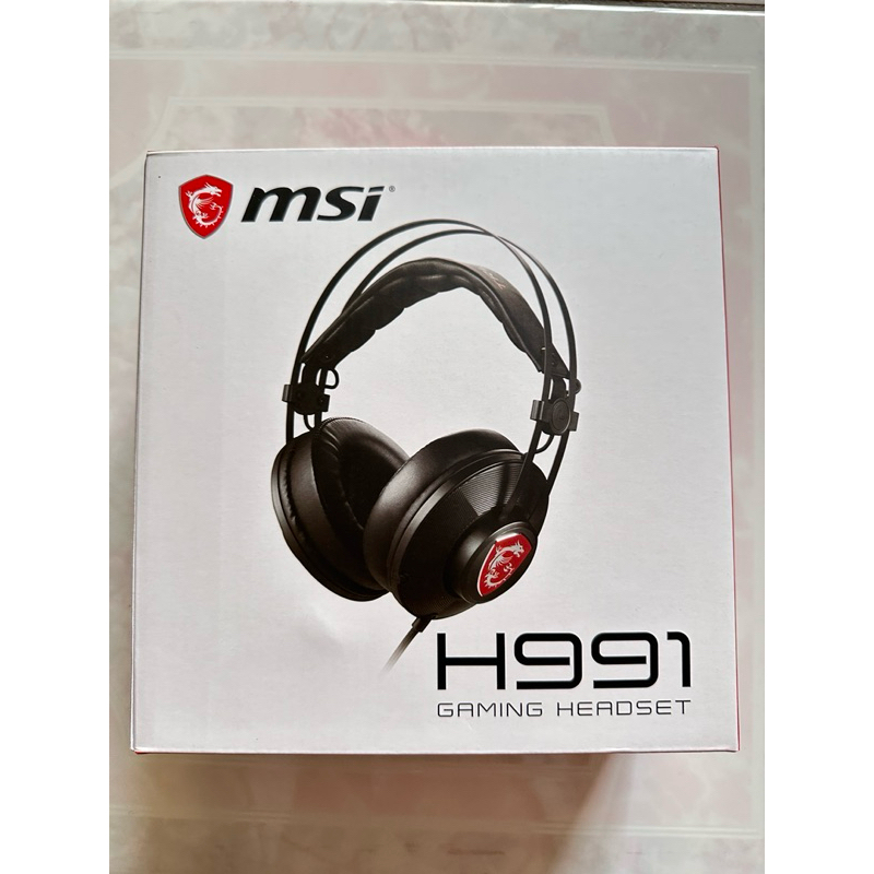 微星 MSI 電競耳機 H991(全新）