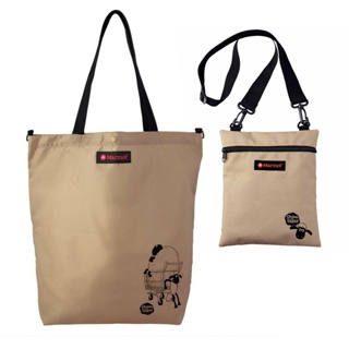 🍓寶貝日雜包🍓日本 Marmot×Shaun the Sheep 笑笑羊側背包＆環保購物袋兩件組 斜背包 單肩包 側背包