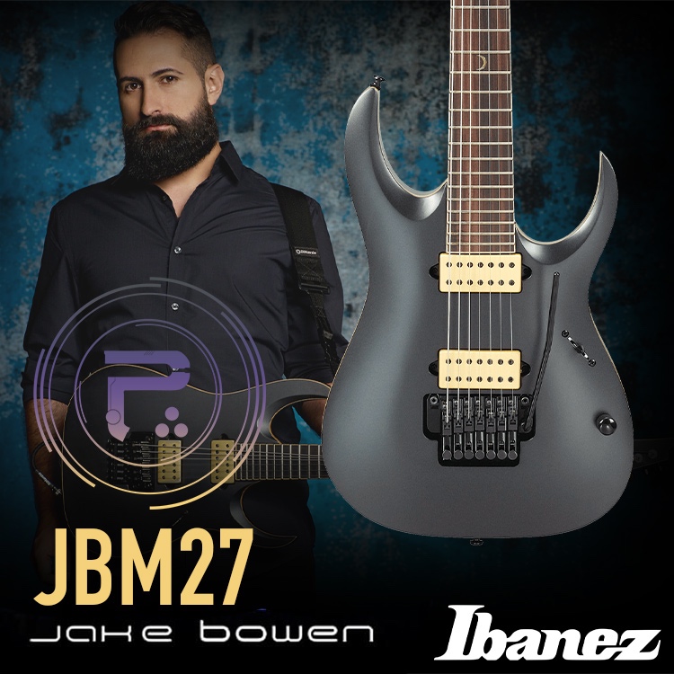 【又昇樂器.音響】Jake Bowen 簽名款 Ibanez JBM27 雙雙 大搖座 電吉他