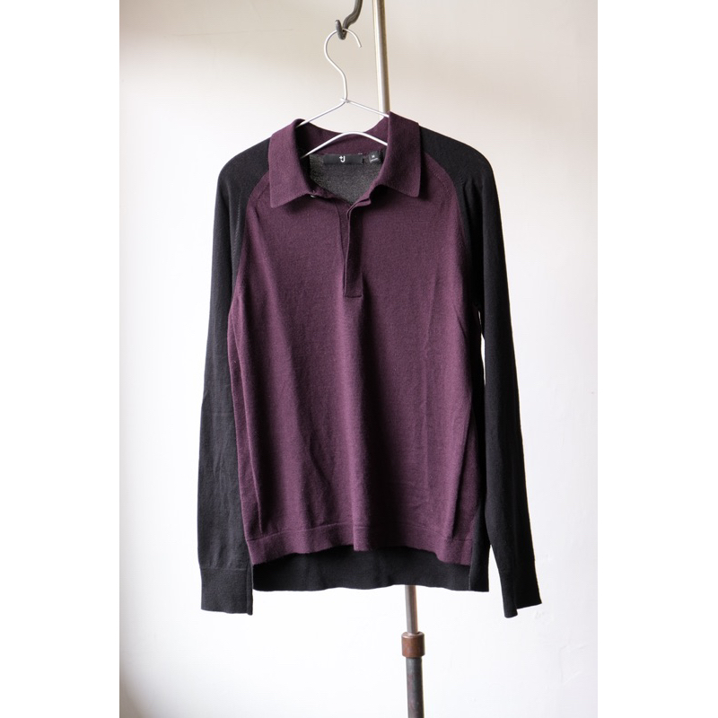 UNIQLO +J Two Tone Knit Polo Shirt 撞色針織Polo衫